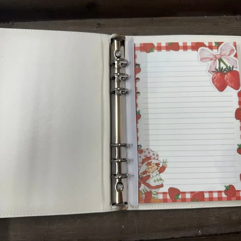 Strawberry Shortcake A5 Binder w/ matching paper